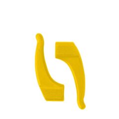 Силиконовые заушники стопперы для очков желтый, Цвет силиконовых заушников: Желтый