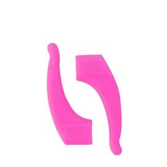 Кольорові силіконові завушники стопери для окулярів, Колір силіконових завушників: Рожевий