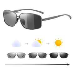 Фотохромные очки SunDrive 2458PH с поляризацией