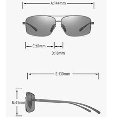 Фотохромные очки SunDrive 2458PH с поляризацией, изображение 5