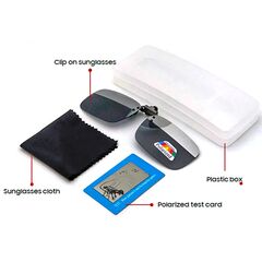 Накладка на очки сине-зеленая зеркальная с поляризацией сине-зеленая, Вариации: CP02GBS, Размеры: 130 мм, изображение 2