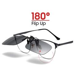 Накладка на очки сине-зеленая зеркальная с поляризацией сине-зеленая, Вариации: CP02GBS, Размеры: 130 мм, изображение 3