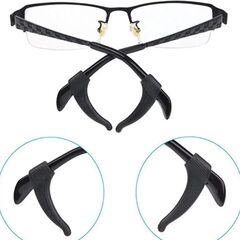 Набор - Силиконовые заушники для окуляров, синие, Цвет силиконовых заушников: Синий, изображение 2