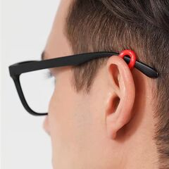 Набор - Силиконовые заушники для окуляров (round), красные, Цвет силиконовых заушников: Красный, изображение 2