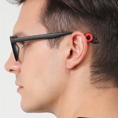 Набор - силиконовые заушники для окуляров (round), оранжевые, Цвет силиконовых заушников: Оранжевый, изображение 2