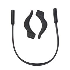 Набор - силиконовые заушники для детских очков, цветные (черный), Цвет силиконовых заушников: Черный, изображение 3