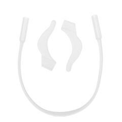 Набор - силиконовые заушники для детских очков, цветные (бело-матовый), Цвет силиконовых заушников: Бело-прозрачный, изображение 3