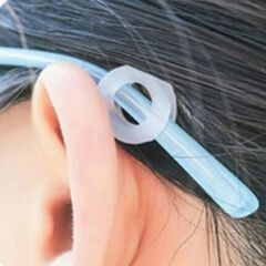 Набор - Силиконовые заушники для окуляров (round), розовые, Цвет силиконовых заушников: Розовый, изображение 2