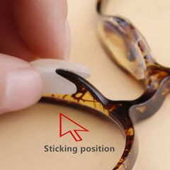 Носовые упоры для очков нескользящие белый, изображение 4