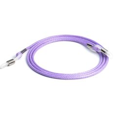 Шнурок для очков фиолетовый, Цвет силиконовых заушников: Фиолетовый