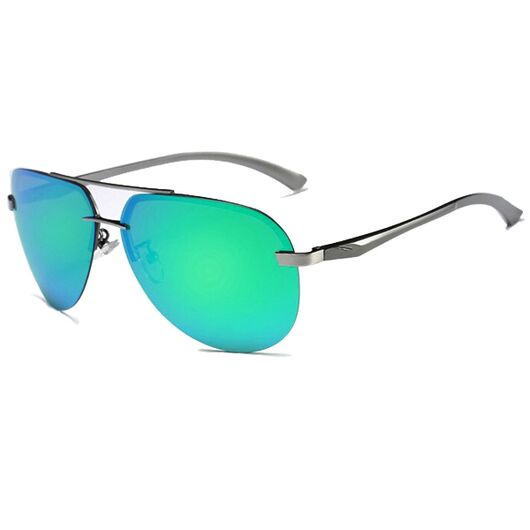 Очки водителя SunDrive 143 Green Mirror с поляризацией, По цвету линз: SunDrive 143 Grenn Mirror