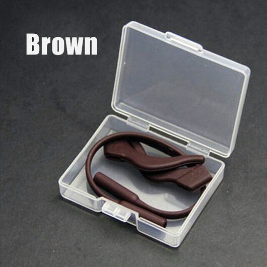 Силіконові заушники для дитячих очок Brown, Колір силіконових завушників: Коричневий