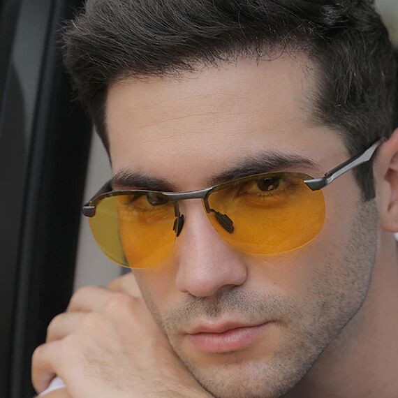 Очки водителя SunDrive 4302Y с поляризацией, Вариации: SunDrive 4302 Yellow, изображение 3