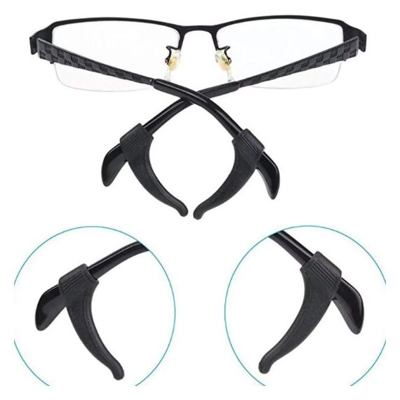 Набор - Силиконовые заушники для окуляров, синие, Цвет силиконовых заушников: Синий, изображение 2