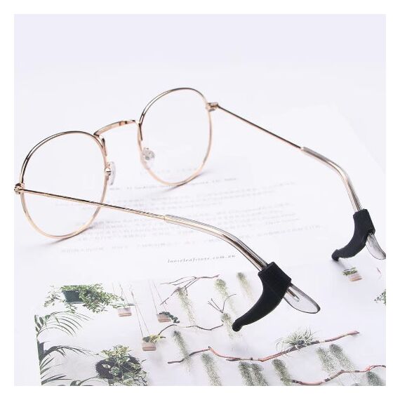 Набор - Силиконовые заушники для очков, желтые, Цвет силиконовых заушников: Желтый, изображение 4