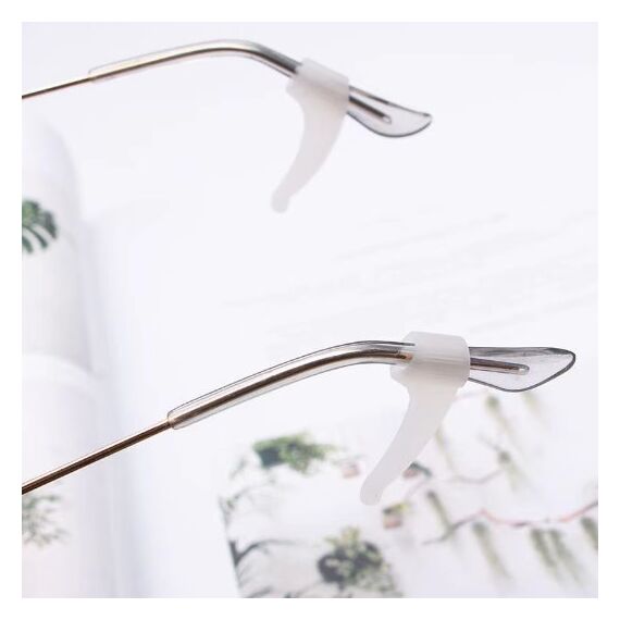 Набор - Силиконовые заушники для очков, светло-розовые, Цвет силиконовых заушников: Светло-розовый, изображение 3