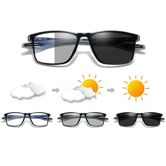 Фотохромные очки с диоптриями -4.0 защита от солнца, Вариации: SunDrive -4.0D, Размеры: 140 мм, изображение 2