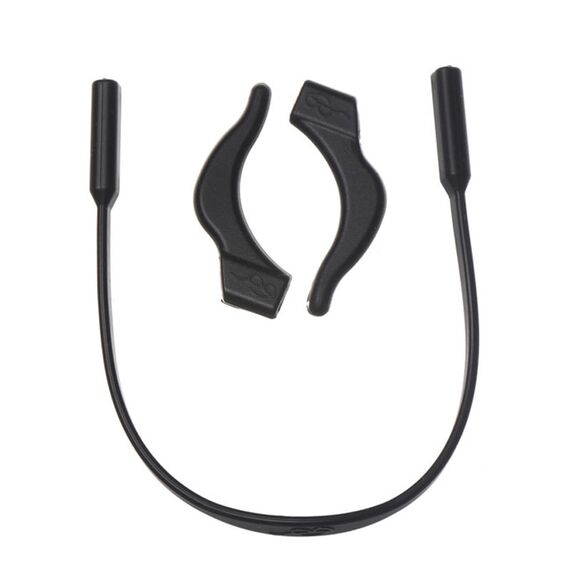 Набор - силиконовые заушники для детских очков, цветные (черный), Цвет силиконовых заушников: Черный, изображение 3