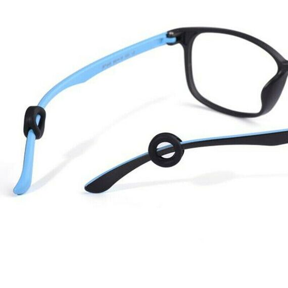 Набор - силиконовые заушники для очков (round), коричневые, Цвет силиконовых заушников: Коричневый, изображение 2