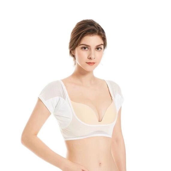 Антипотова майка-невидимка білого кольору — ідеальний захист для світлої верхньої одежі (розміри M / L / XL), изображение 3