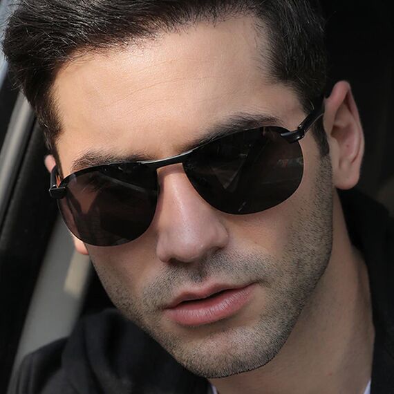 Очки солнцезащитные SunDrive 4302 Brown с поляризацией, изображение 3