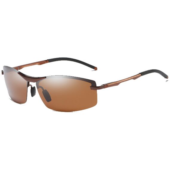 Очки водителя SunDrive 557 Brown с поляризацией, Вариации: SunDrive 557 Brown, Размеры: 140 мм