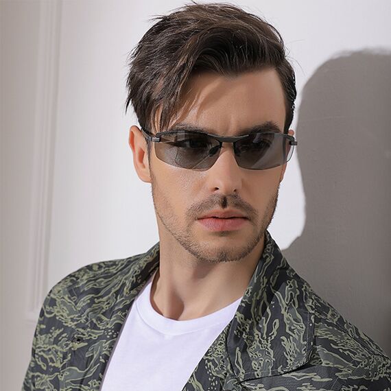 Очки водителя SunDrive 557 Brown с поляризацией, Вариации: SunDrive 557 Brown, Размеры: 140 мм, изображение 3