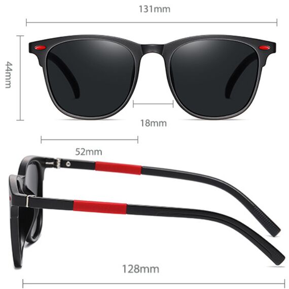 Солнцезащитные очки детские SunDrive TR1001 Black, Вариации: SunDrive TR1001 Black, Размеры: 130 мм, изображение 4